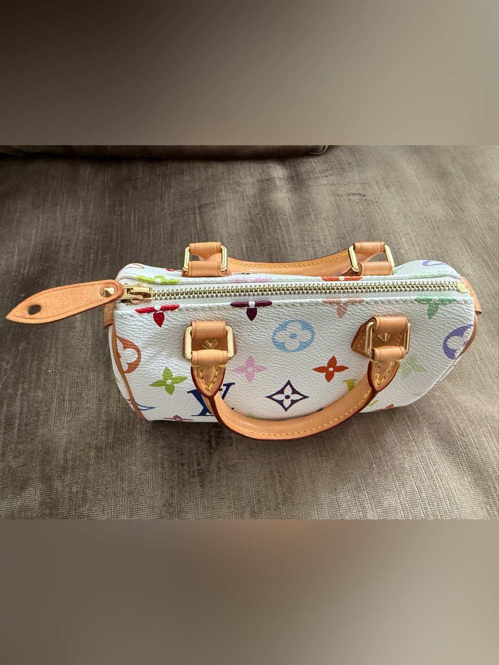 ✨ PRISTINE ✨💯% Authentic Louis Vuitton Multicolor Monogram Nano Speedy - Picture 2 of 12